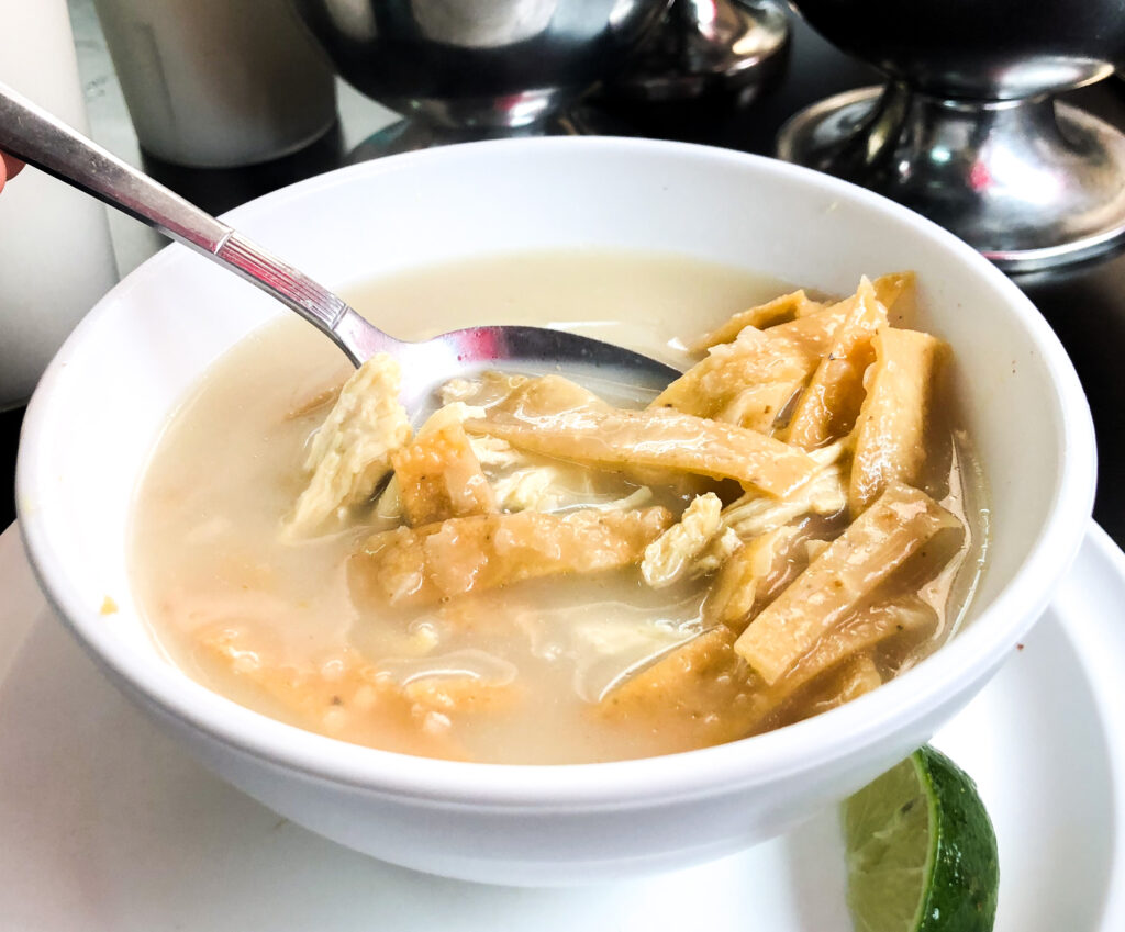 Sopa de Lima. Yucatan cuisine